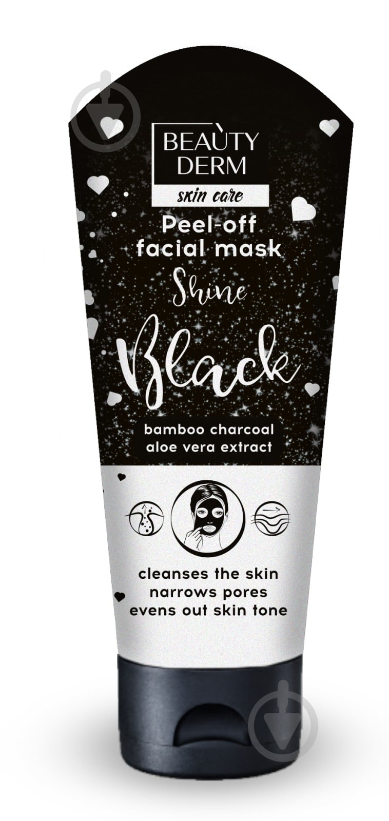 Маска для лица Beautyderm Black 65 мл - фото 1