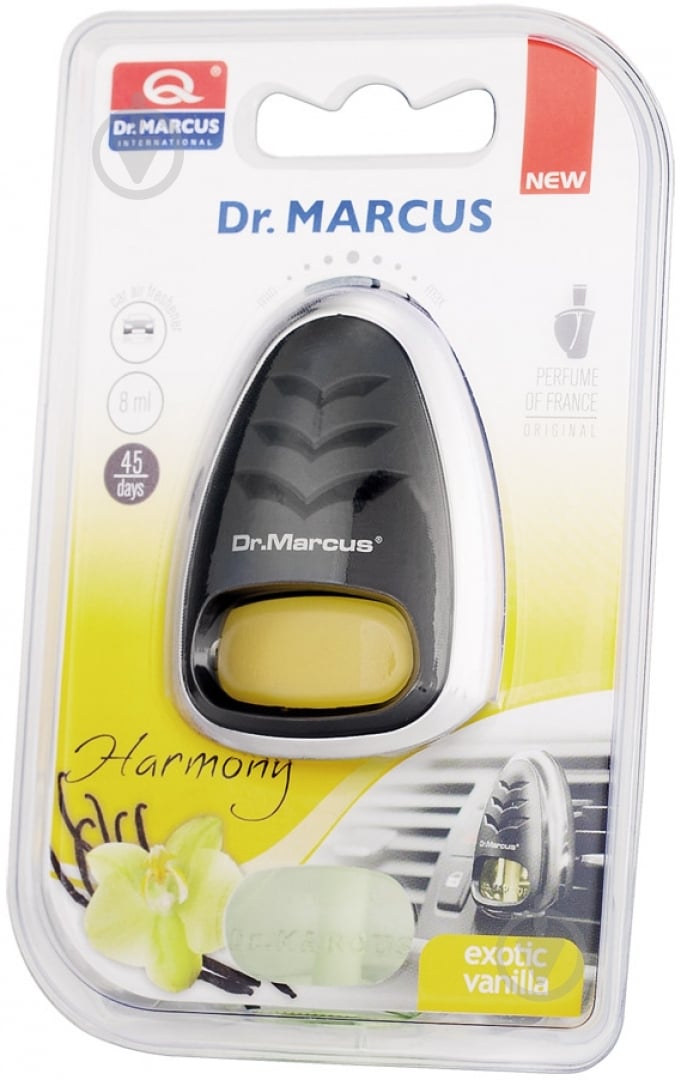 Ароматизатор на дефлектор DR. MARCUS Harmony экзотическая ваниль - фото 1 Ароматизатор на дефлектор DR. MARCUS Harmony экзотическая ваниль - фото 1