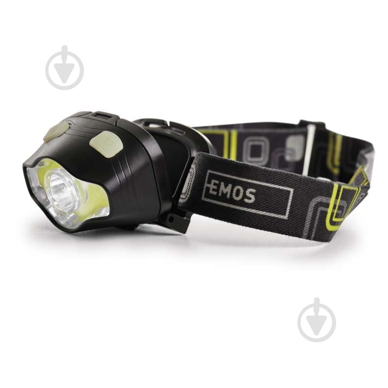 Фонарь налобный Emos LED P3536 3W 220Lm 3хAAА 220 Lm черный P3536 - фото 1