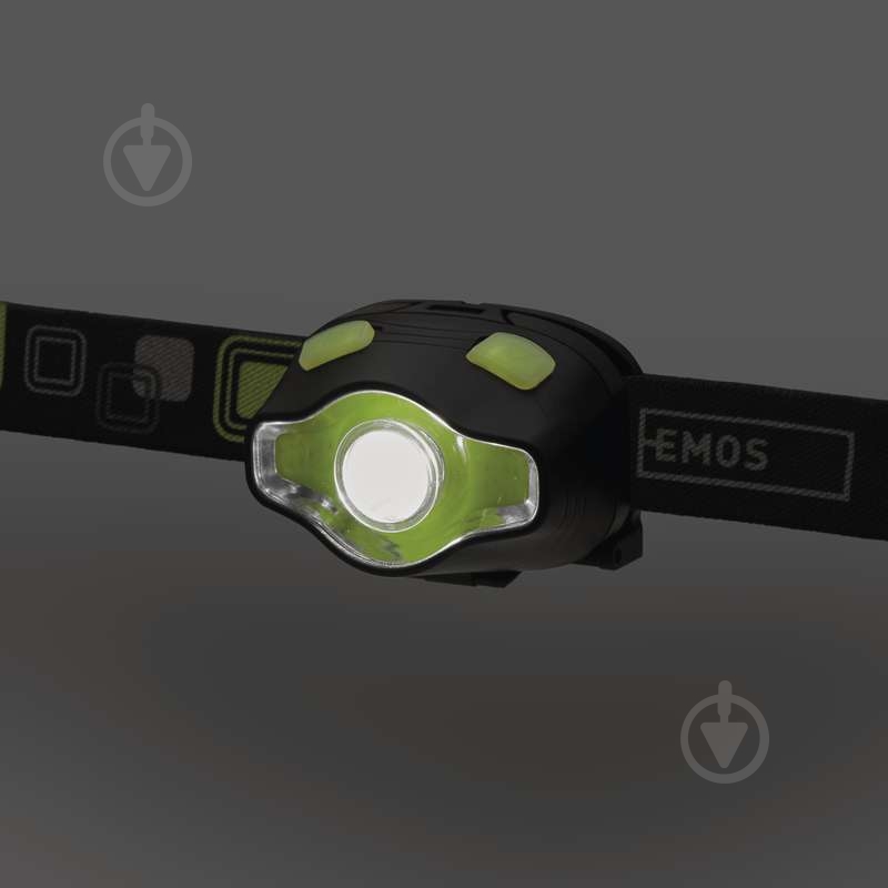 Фонарь налобный Emos LED P3536 3W 220Lm 3хAAА 220 Lm черный P3536 - фото 10