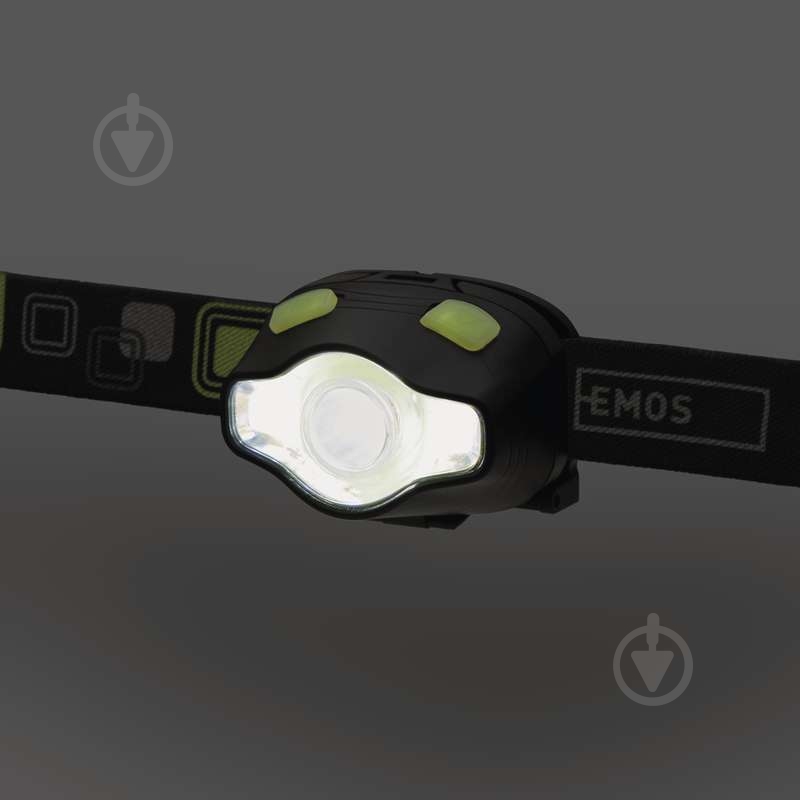 Фонарь налобный Emos LED P3536 3W 220Lm 3хAAА 220 Lm черный P3536 - фото 11