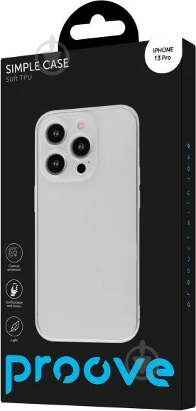 Чохол Proove Simple Case для Apple iPhone 13 Pro transparent (PCSCIP13P001) - фото 2