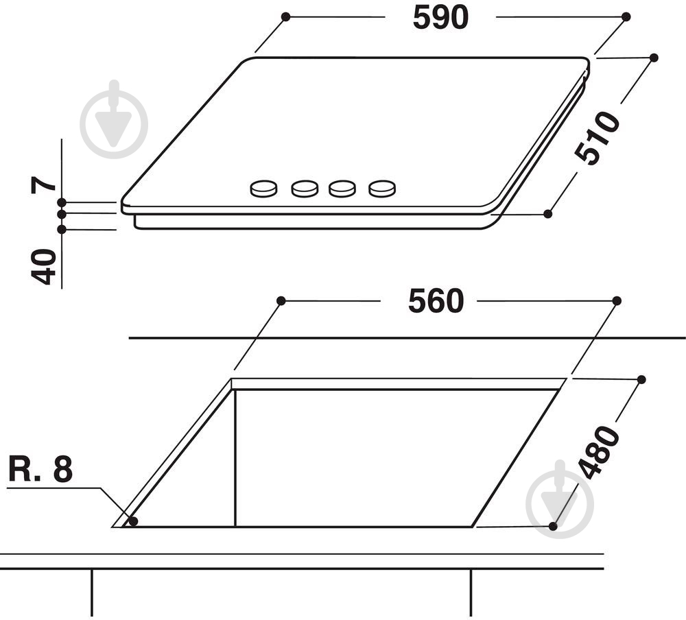 Варочная поверхность газовая Whirlpool GMW6422/IXLEE - фото 12 Варочная поверхность газовая Whirlpool GMW6422/IXLEE - фото 12