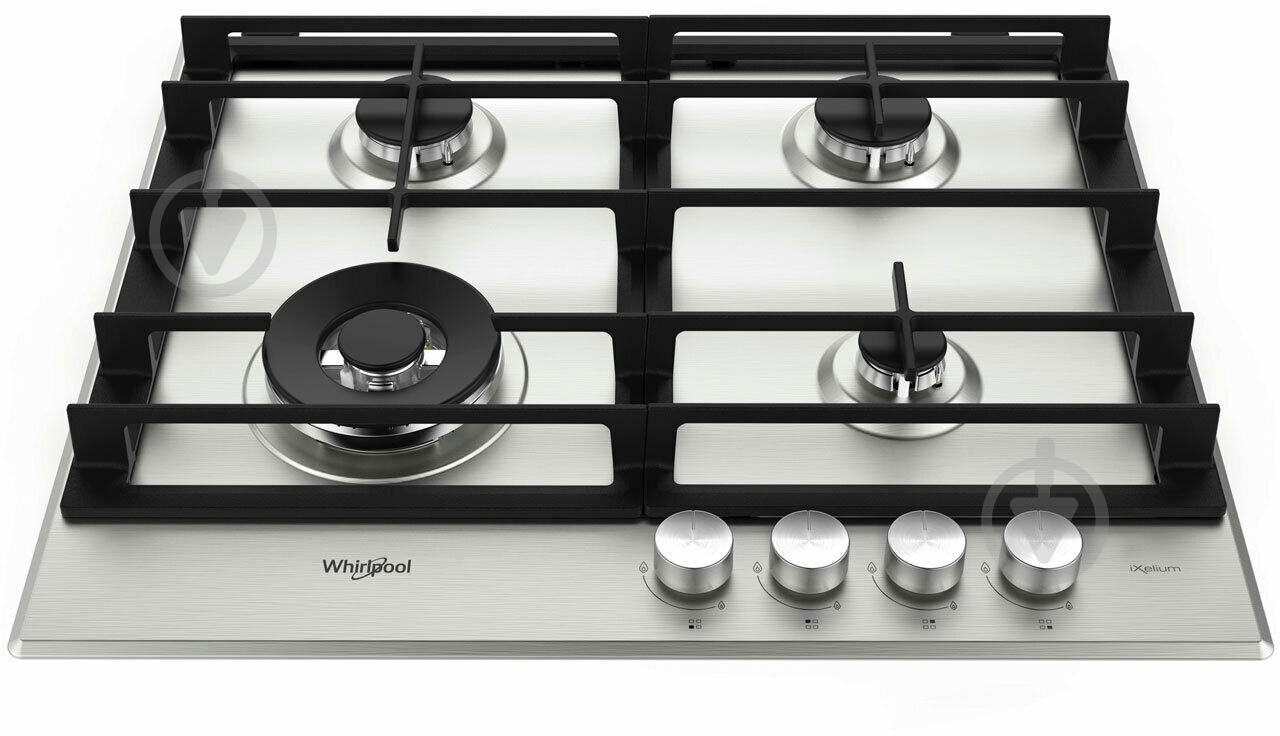 Варочная поверхность газовая Whirlpool GMW6422/IXLEE - фото 2 Варочная поверхность газовая Whirlpool GMW6422/IXLEE - фото 2