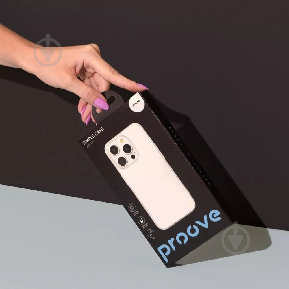 Чехол Proove Simple Case для Apple iPhone 14 Pro transparent (PCSCIP14P001) - фото 3