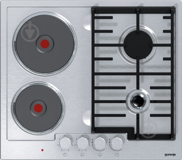 Варочная поверхность комбинированная Gorenje K 6N21 IX - фото 1 Варочная поверхность комбинированная Gorenje K 6N21 IX - фото 1