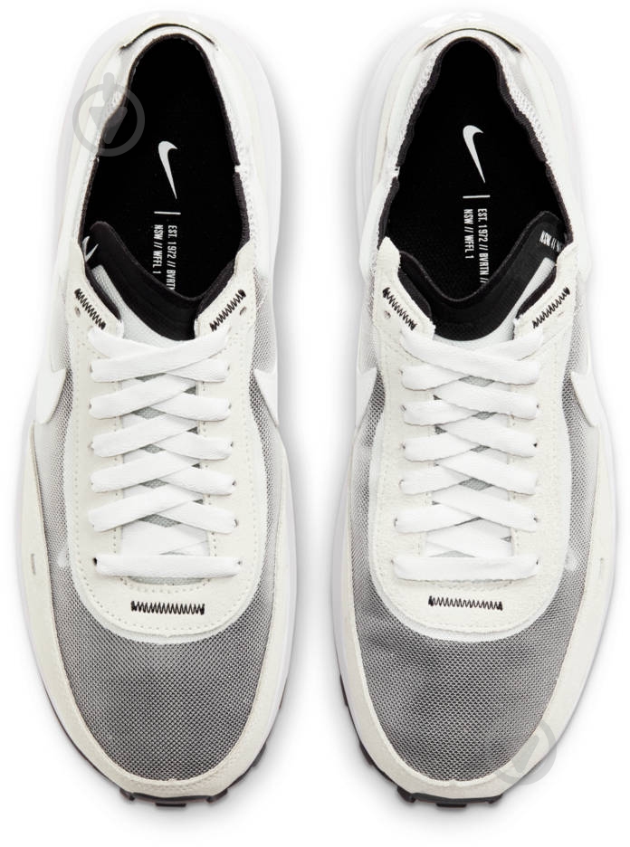 Кросівки чоловічі демісезонні Nike Waffle One DA7995-100 р.47 сірі - фото 7