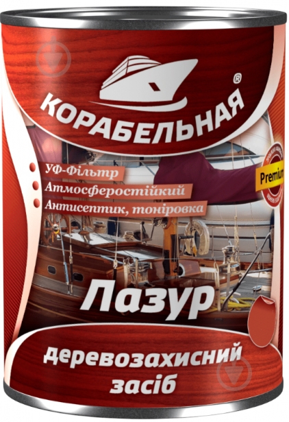 Лазурь КОРАБЕЛЬНА с УФ-фильтром дуб глянец 0,75 л - фото 2