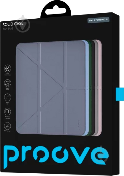 Чехол Proove Solid Case IPad 9.7" 2017/2018 lavender gray (PCSCID569726) - фото 5