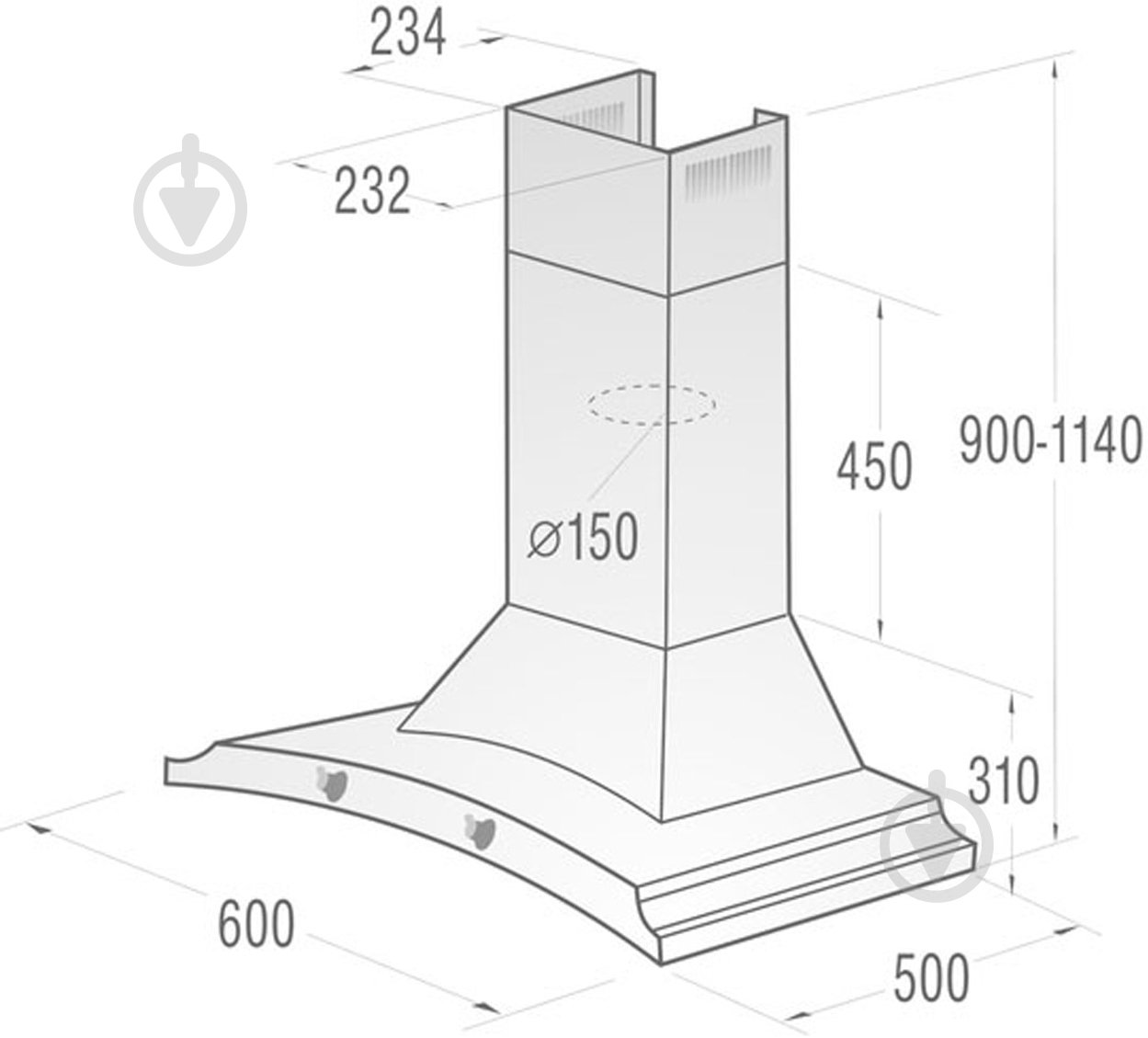 Вытяжка Gorenje DK 63 MCLB - фото 2