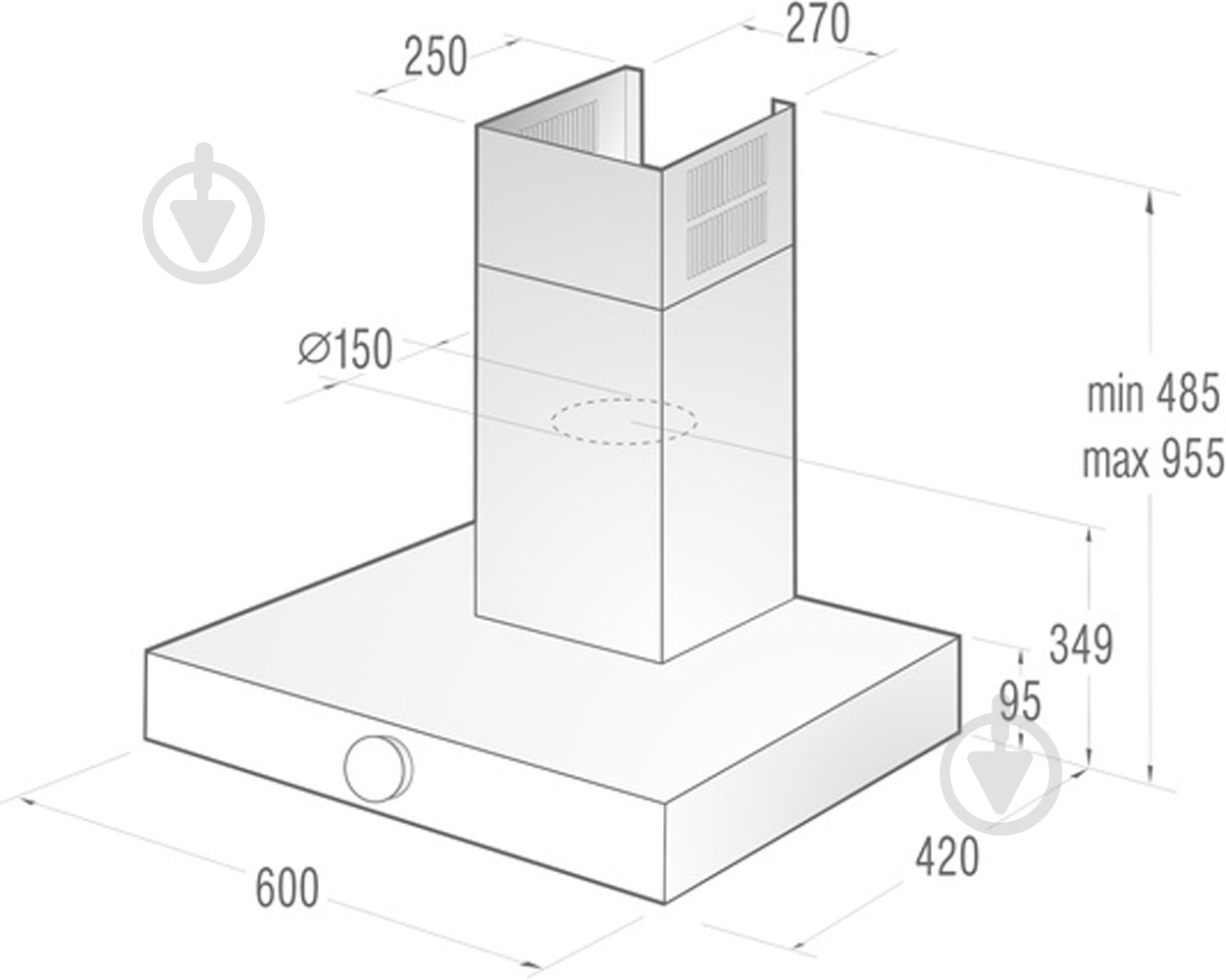 Вытяжка Gorenje DT 6 SY2B - фото 4 Вытяжка Gorenje DT 6 SY2B - фото 4
