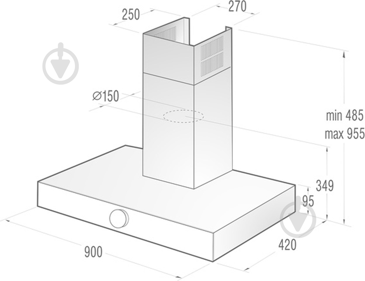 Витяжка Gorenje DT 9 SY2W - фото 4