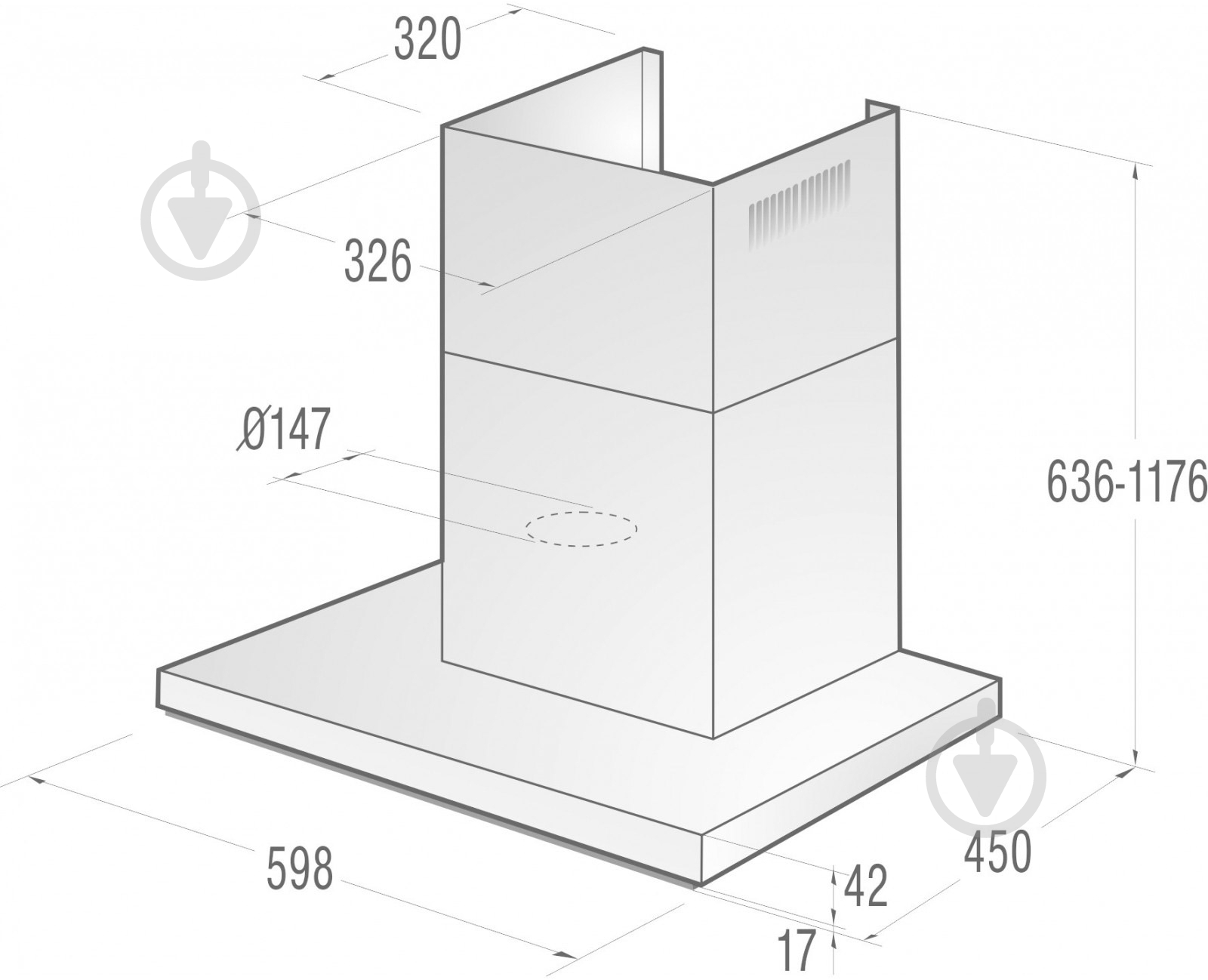 Вытяжка Gorenje WHT 631 E2X - фото 4 Вытяжка Gorenje WHT 631 E2X - фото 4