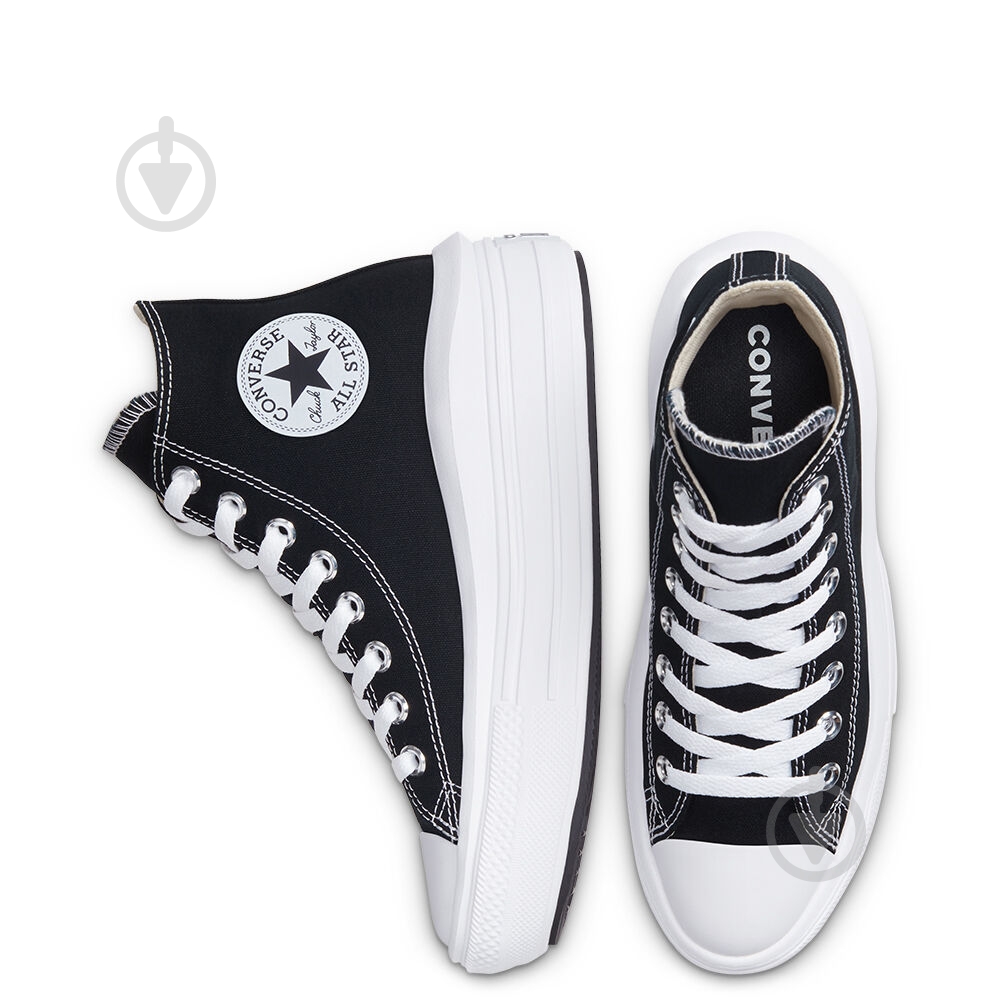 Кеды Converse Chuck Taylor All Star Move 568497C р.36,5 черный - фото 4