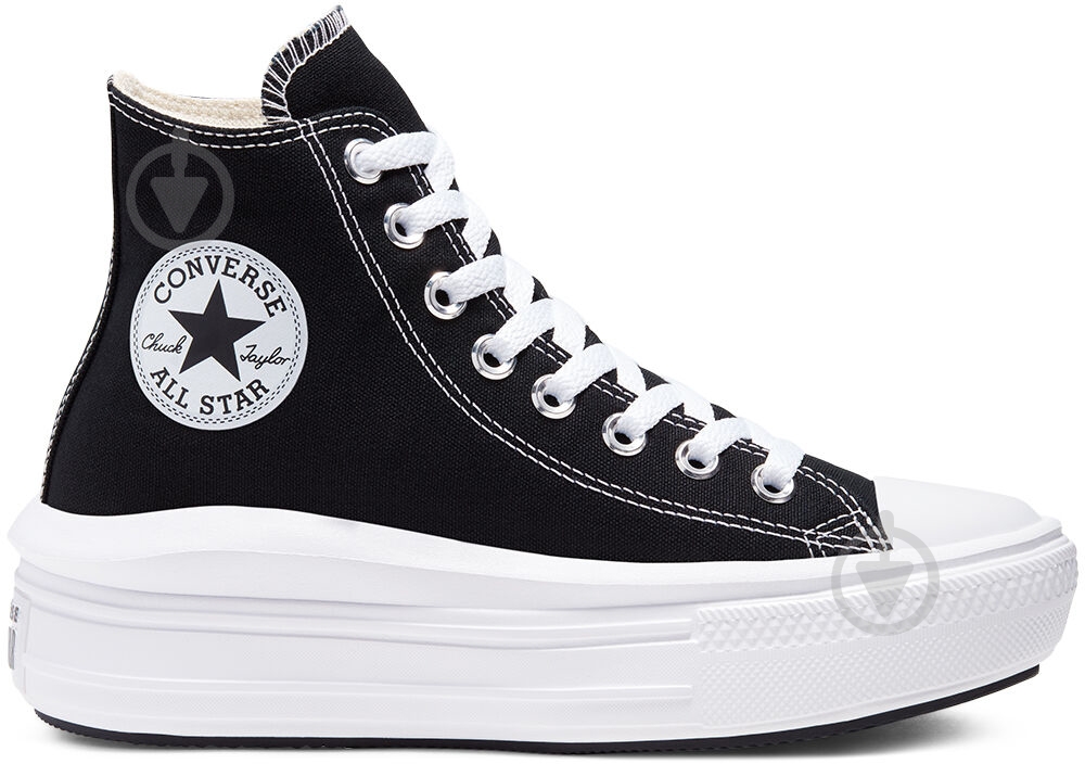 Кеды Converse Chuck Taylor All Star Move 568497C р.36,5 черный - фото 6