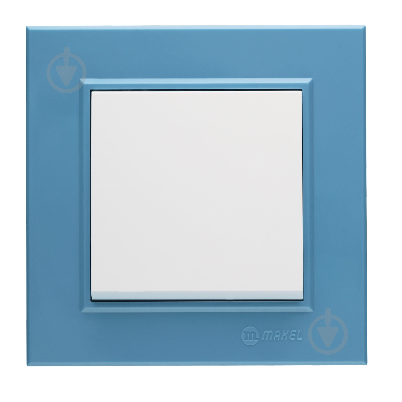 Рамка одноместная Makel Karea горизонтальная синий - фото 1