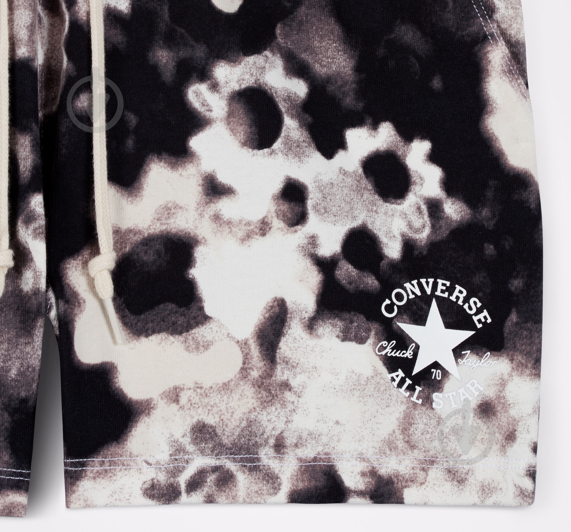 Шорты Converse Twisted Classics All Over Print Short 10023198-A02 р. S черно-белый - фото 3
