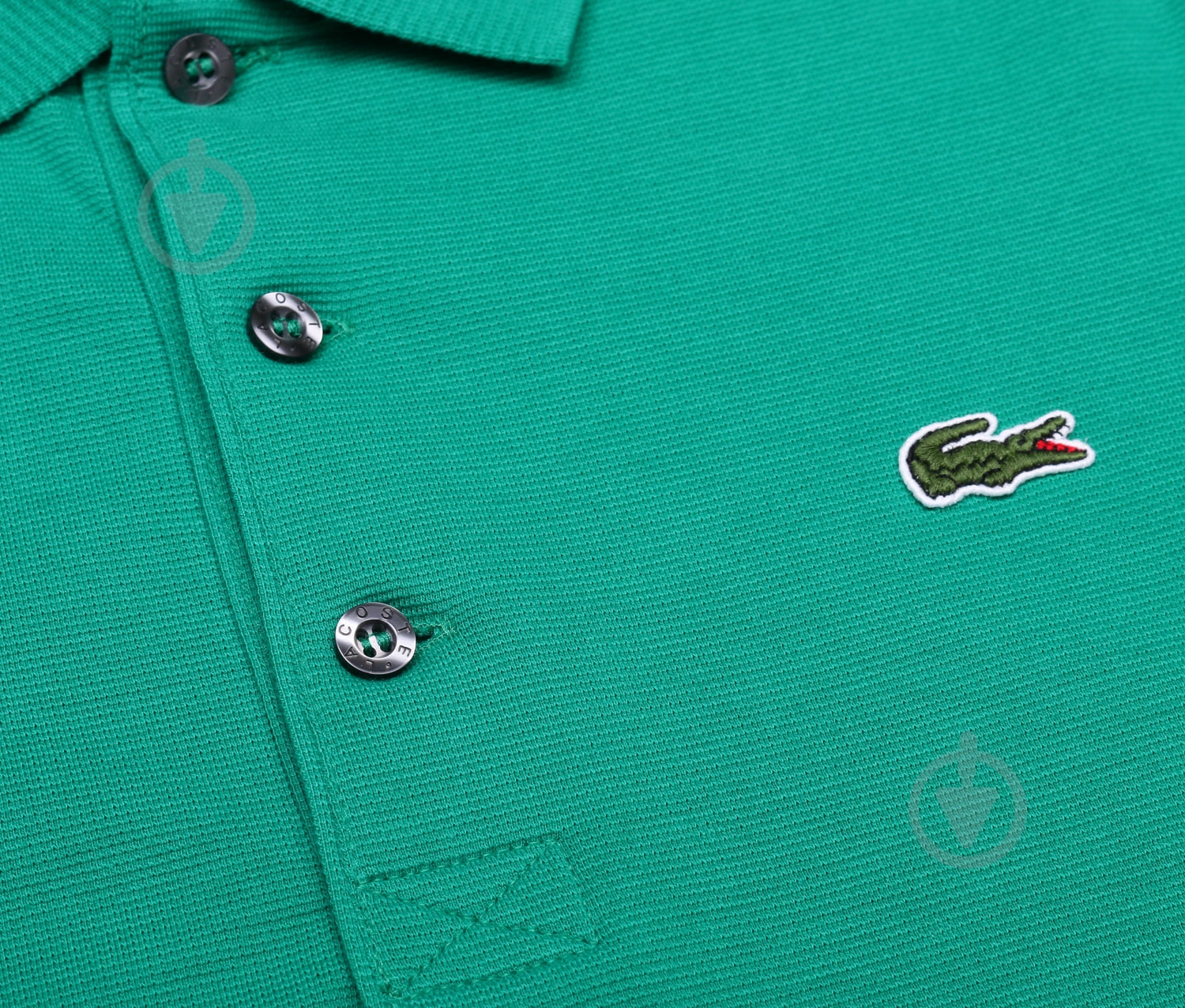 Поло Lacoste L1230YFRT 2 зеленый - фото 3 Поло Lacoste L1230YFRT 2 зеленый - фото 3