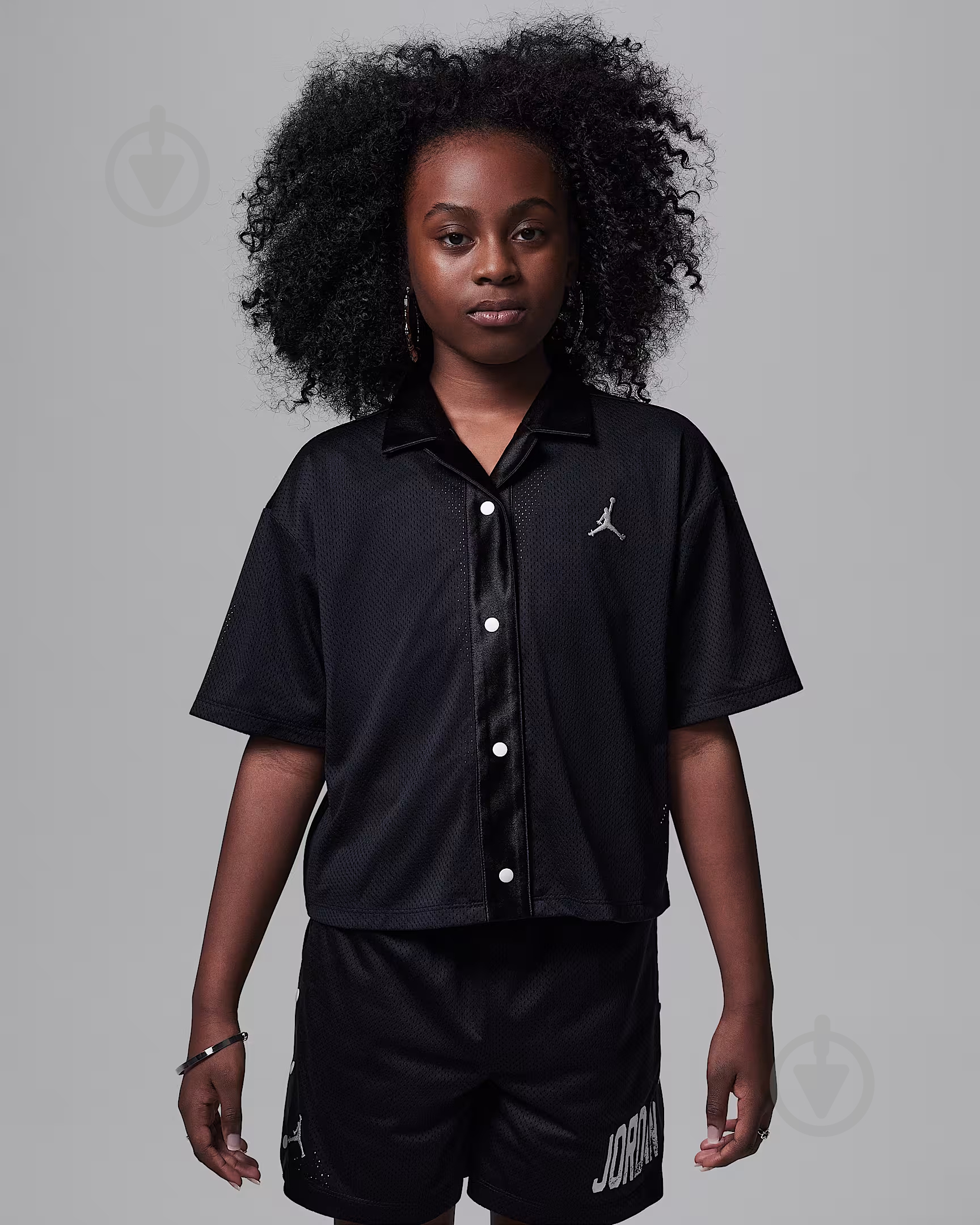 Рубашка Jordan р.122128 черный 45D980-023 - фото 1 Рубашка Jordan р.122128 черный 45D980-023 - фото 1