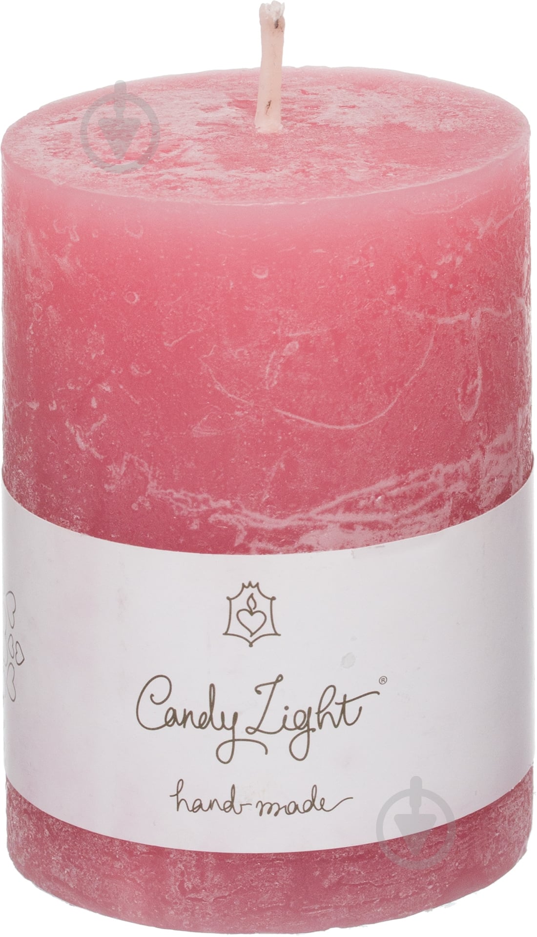 Свеча цилиндр розовый С07*10/1-174 Candy Light - фото 1