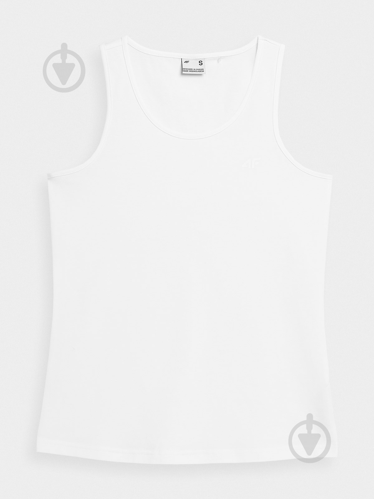 Майка 4F 4FSS23TTSHF581-10S р.XL белый - фото 1 Майка 4F 4FSS23TTSHF581-10S р.XL белый - фото 1