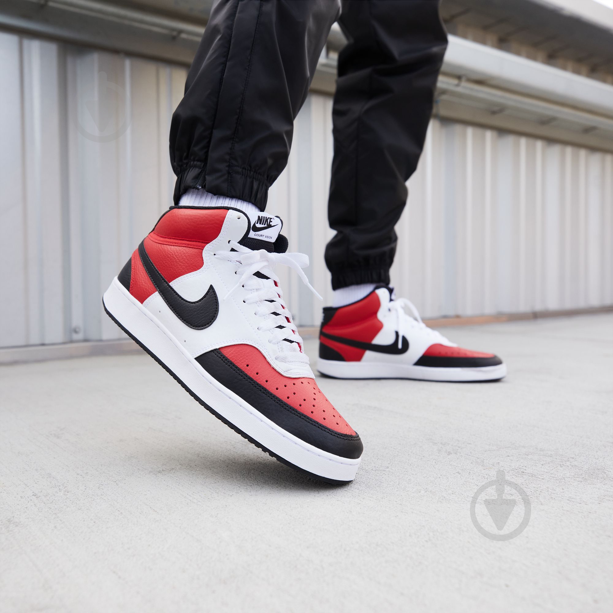 Кроссовки мужские Nike COURT VISION MID NBA DM1186-600 р.44,5 разноцветные - фото 8