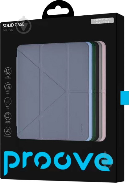 Чехол Proove Solid Case iPad Pro 10.5" 2017 / Air 3 10,5" 2019 gray (PCSCID031505) - фото 5