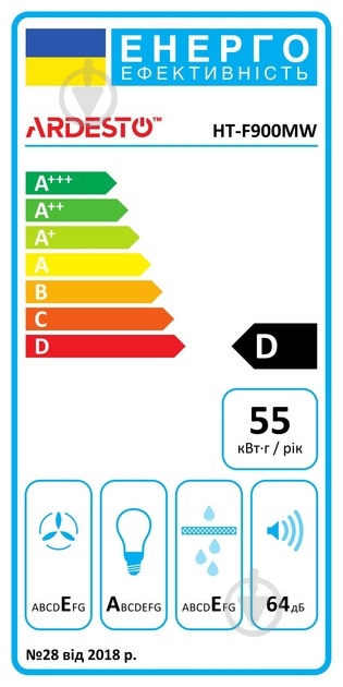 Вытяжка Ardesto HT-F900MW - фото 3 Вытяжка Ardesto HT-F900MW - фото 3