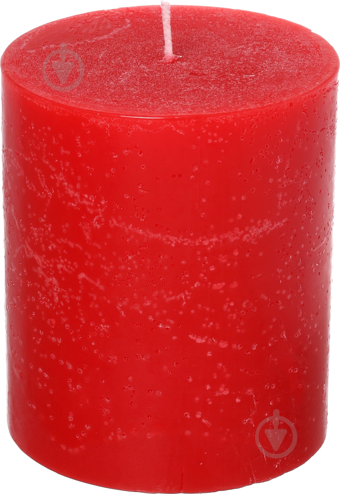 Свеча Рустик цилиндр красный Luna - фото 1