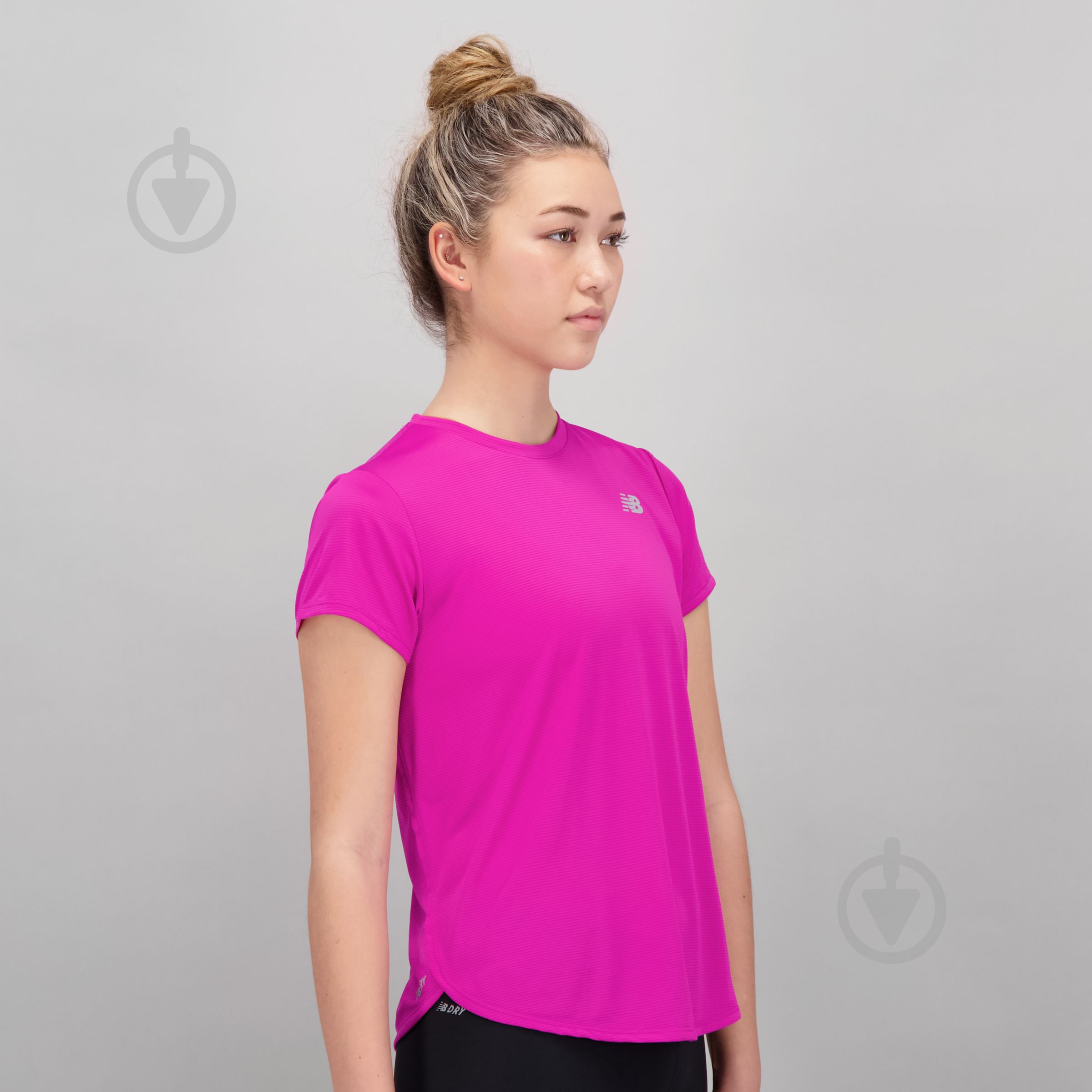 Футболка New Balance WT11220MPO р.M малиновый - фото 2