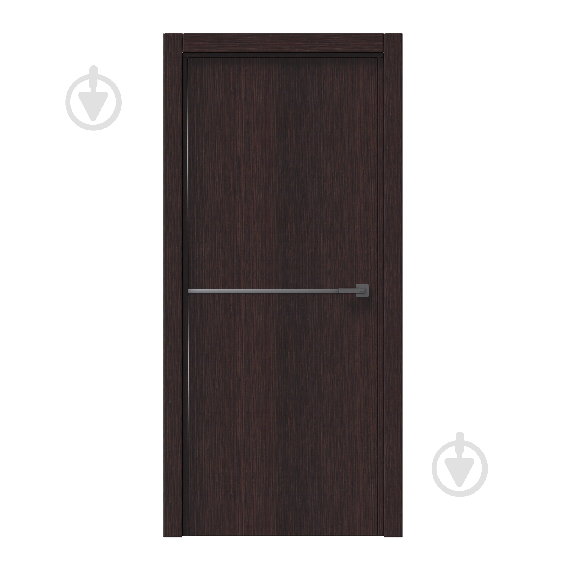 Дверне полотно IN WOOD ET-02 ПГ із молдингом і чорною кромкою ПВХ 800 мм шпон коричневий - фото 1 Дверне полотно IN WOOD ET-02 ПГ із молдингом і чорною кромкою ПВХ 800 мм шпон коричневий - фото 1
