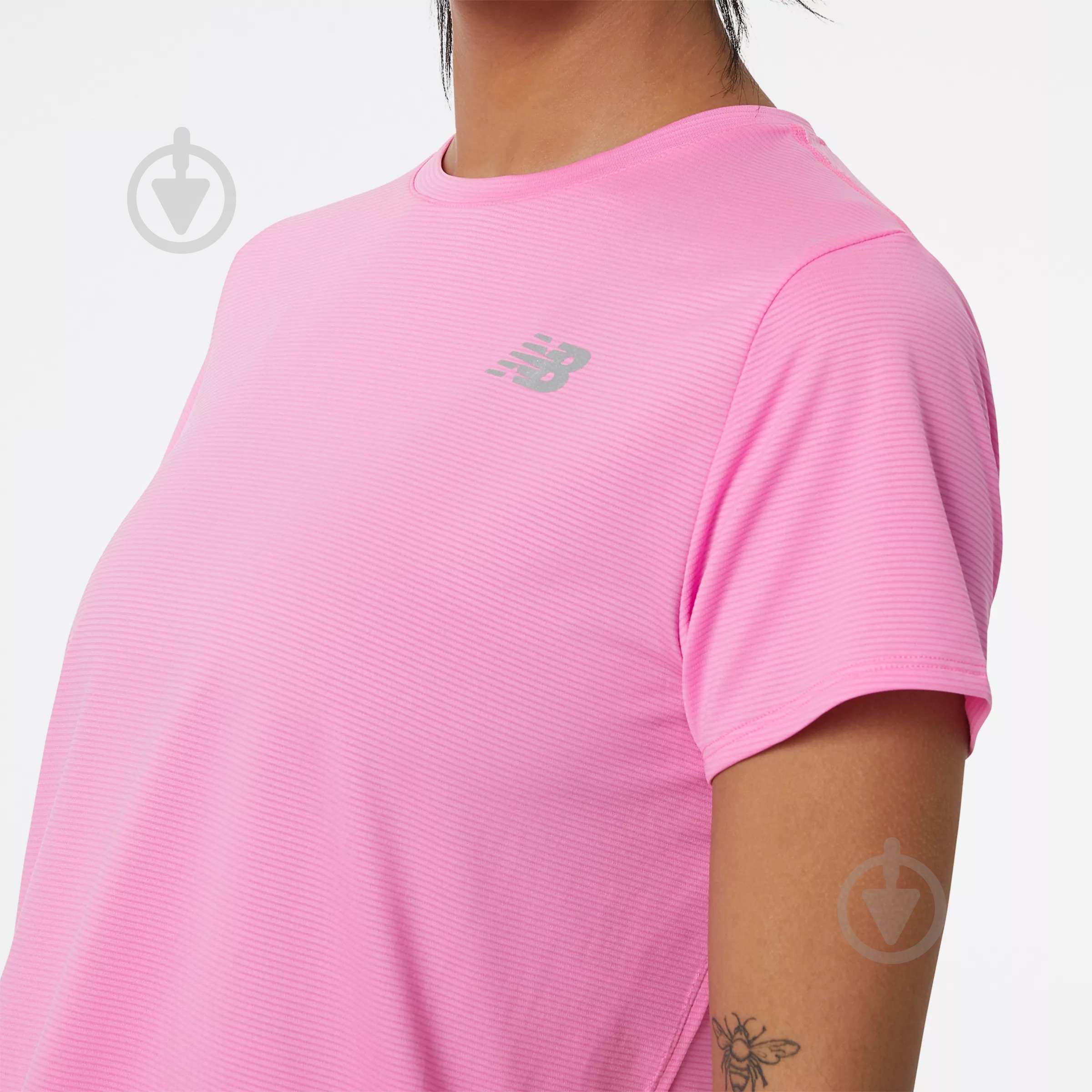 Футболка New Balance ACCELERATE SS WT11220VPK р.XS розовый - фото 4 Футболка New Balance ACCELERATE SS WT11220VPK р.XS розовый - фото 4