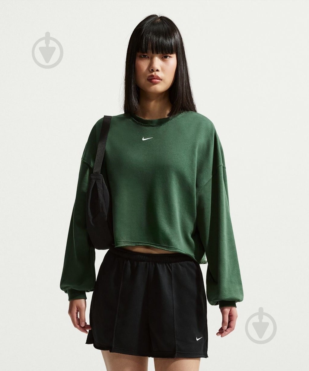 ᐉ Джемпер Nike W NSW NK CHILL FT CREW IF0228-323 р.M зелений