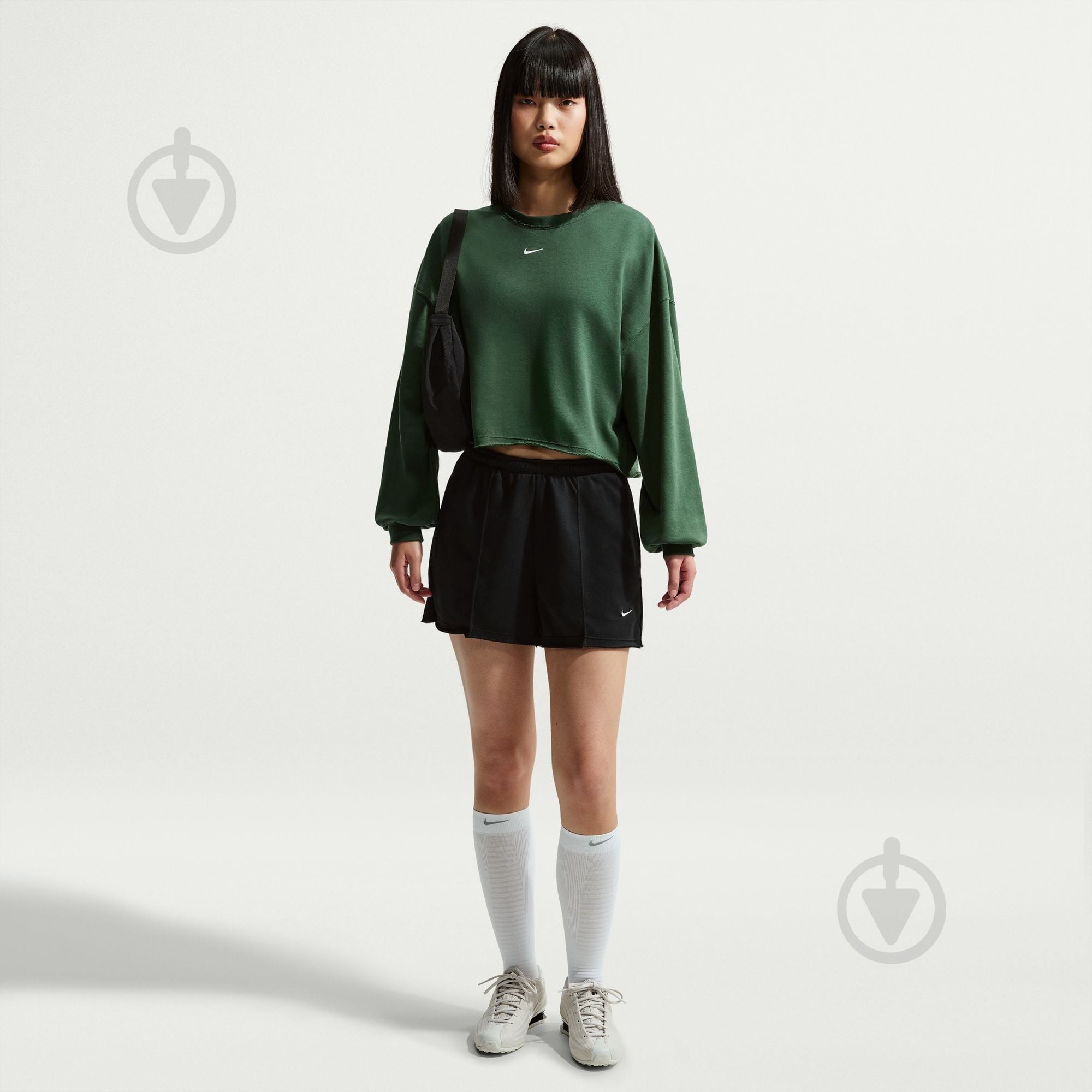 ᐉ Джемпер Nike W NSW NK CHILL FT CREW IF0228-323 р.M зелений