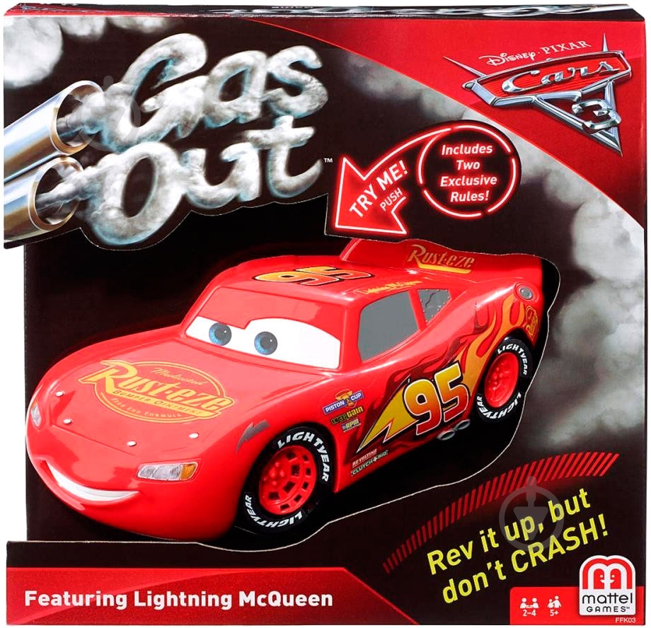 Игра настольная Mattel Gas Out Тачки 3 FFK03 - фото 1