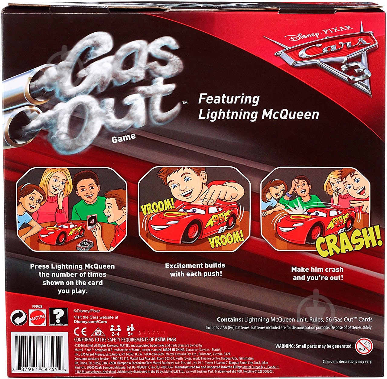 Игра настольная Mattel Gas Out Тачки 3 FFK03 - фото 3