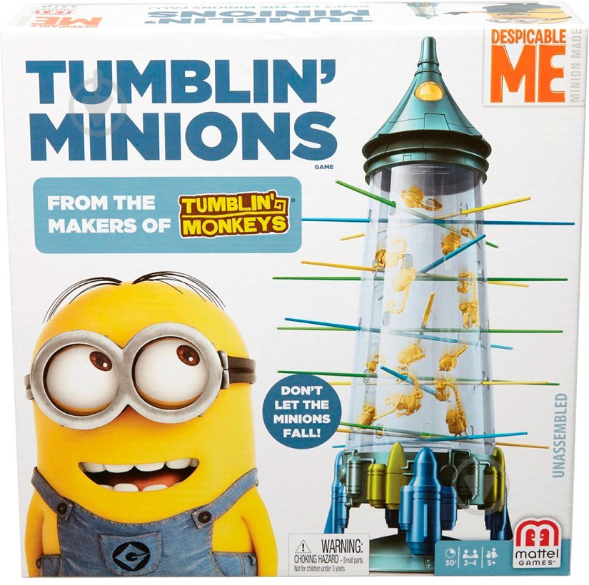 Игра Mattel Миньоны-акробаты FFC11 - фото 1 Игра Mattel Миньоны-акробаты FFC11 - фото 1