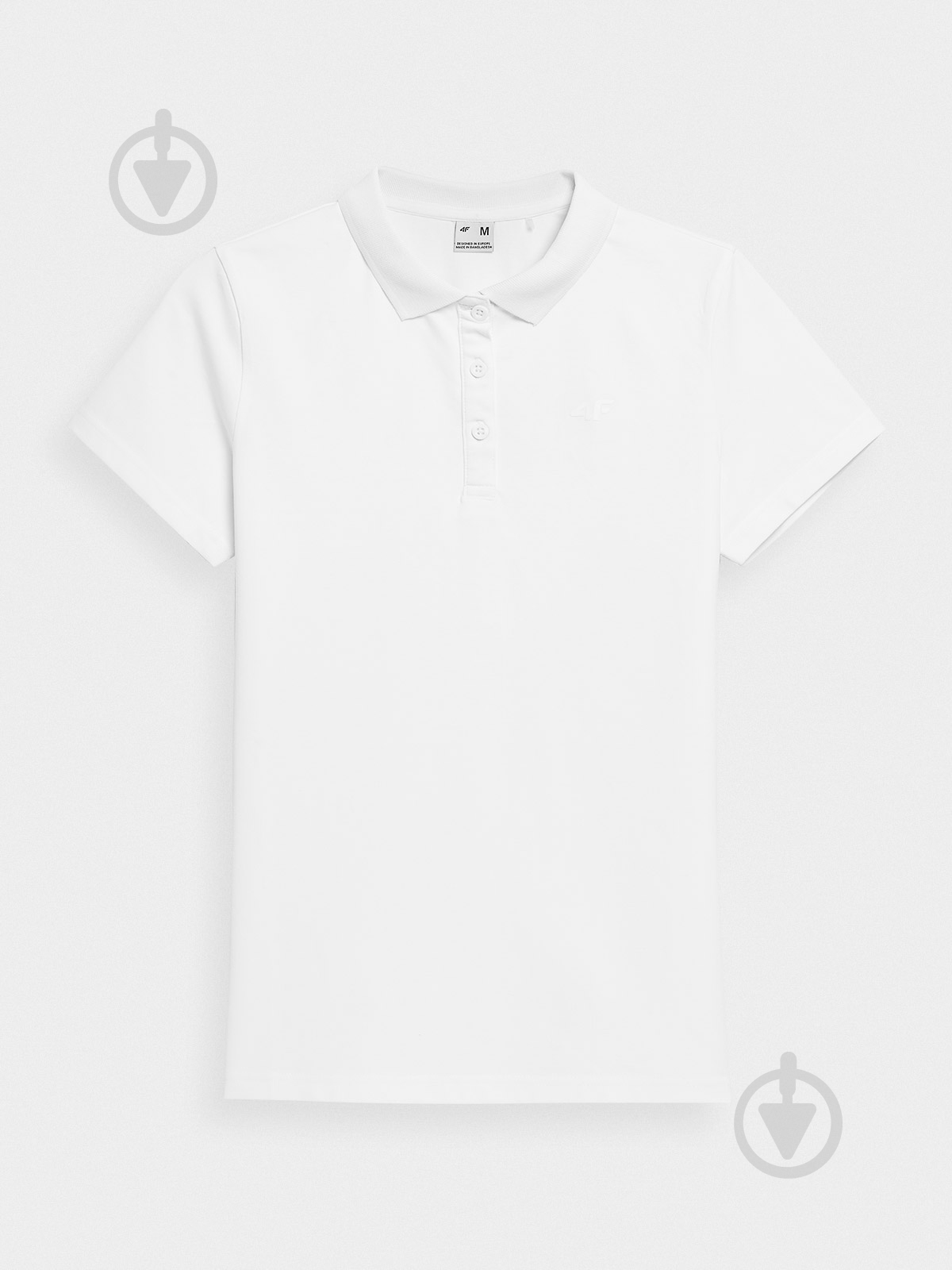 Поло 4F 4FSS23TTSHF586-10S р.S белый - фото 1