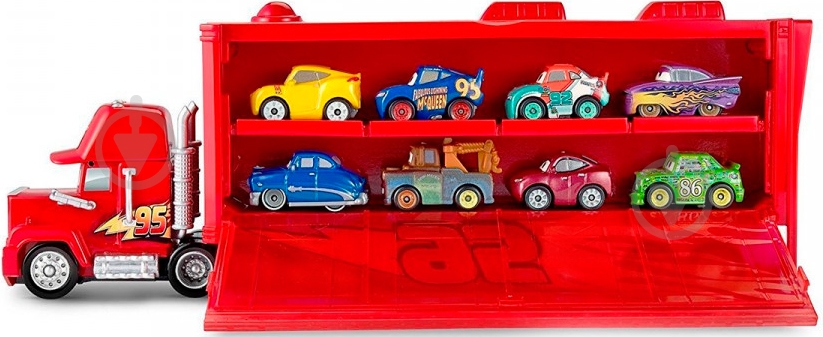 Грузовик Mattel Транспортер мини-гонщиков Cars Mack из м / ф "Тачки" FLG70 - фото 3