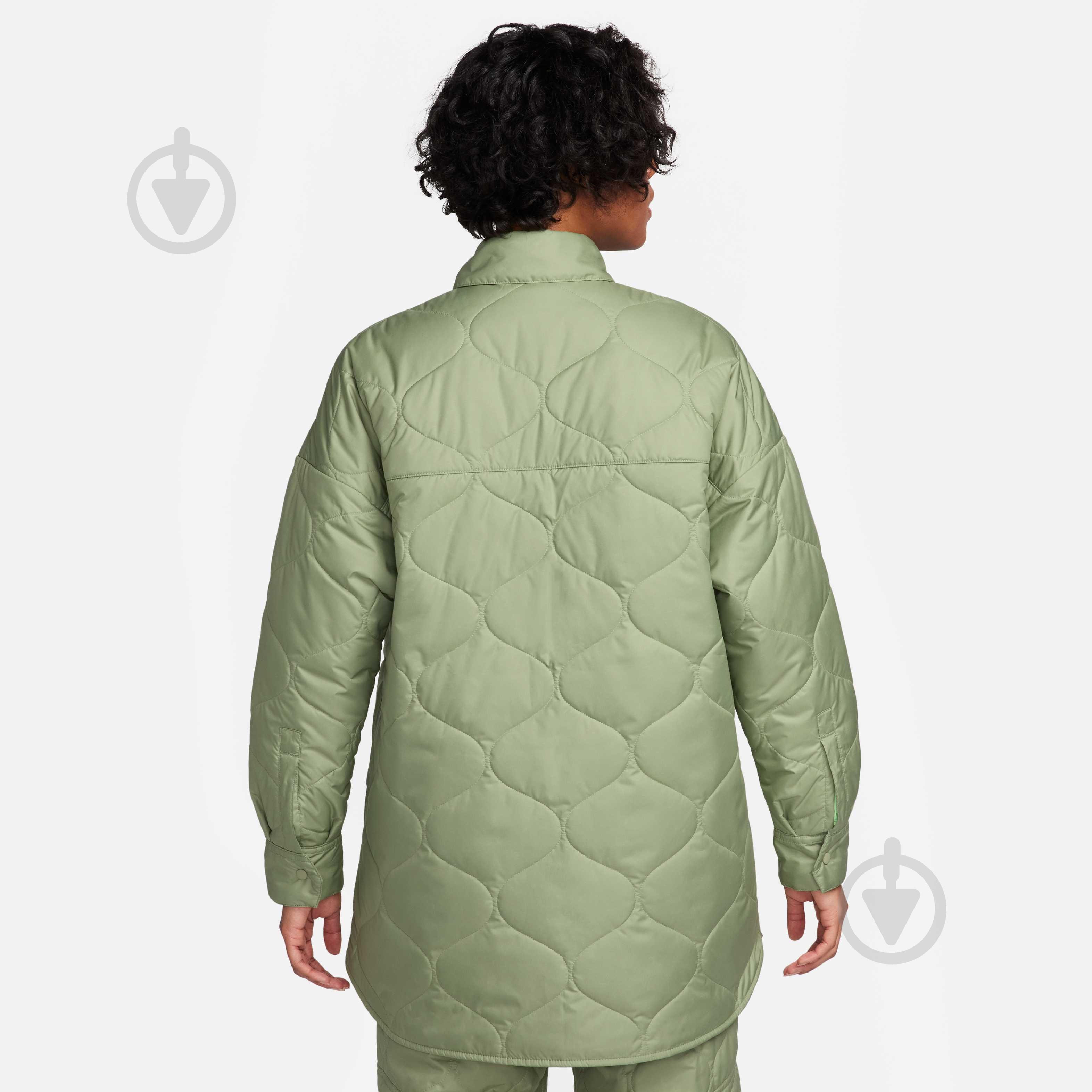 Куртка женская Nike FB8732-386 р.L зеленая - фото 3 Куртка женская Nike FB8732-386 р.L зеленая - фото 3