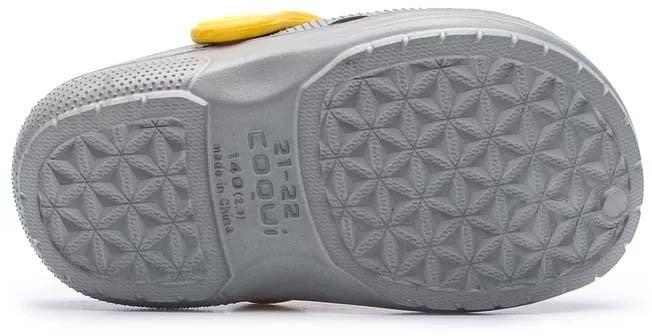 Сабо Coqui COQUI 9382 TT&F Mid. grey/Yellow 9382-604-4812 р.22/23 сіро-жовтий - фото 6
