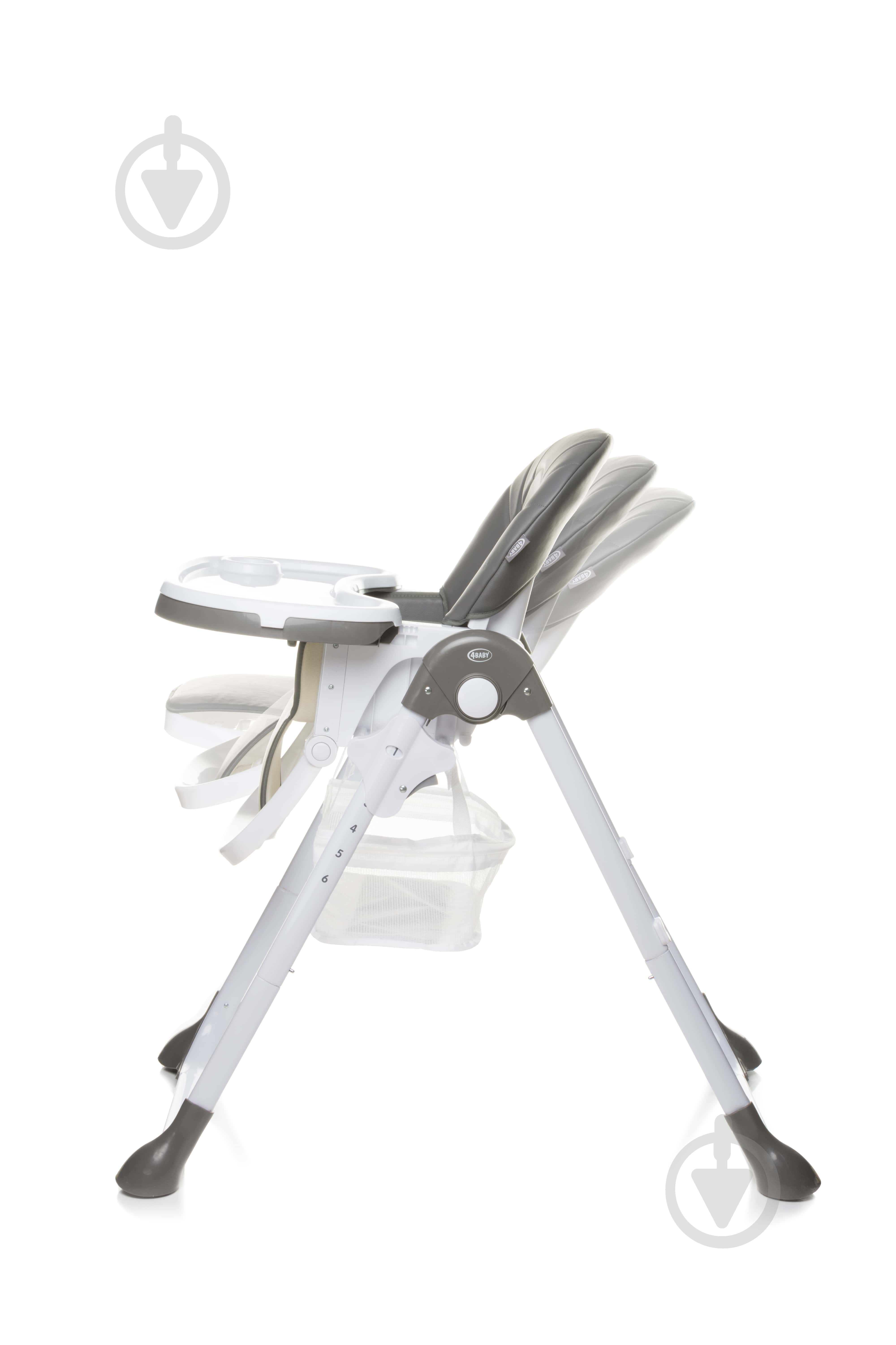 Стульчик для кормления 4Baby Decco grey 4DC03 - фото 1