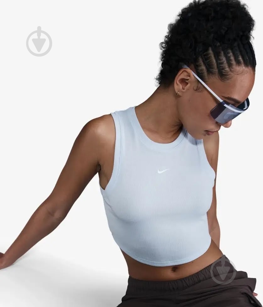 Майка Nike Essential FB8279-423 р.XS синий - фото 4