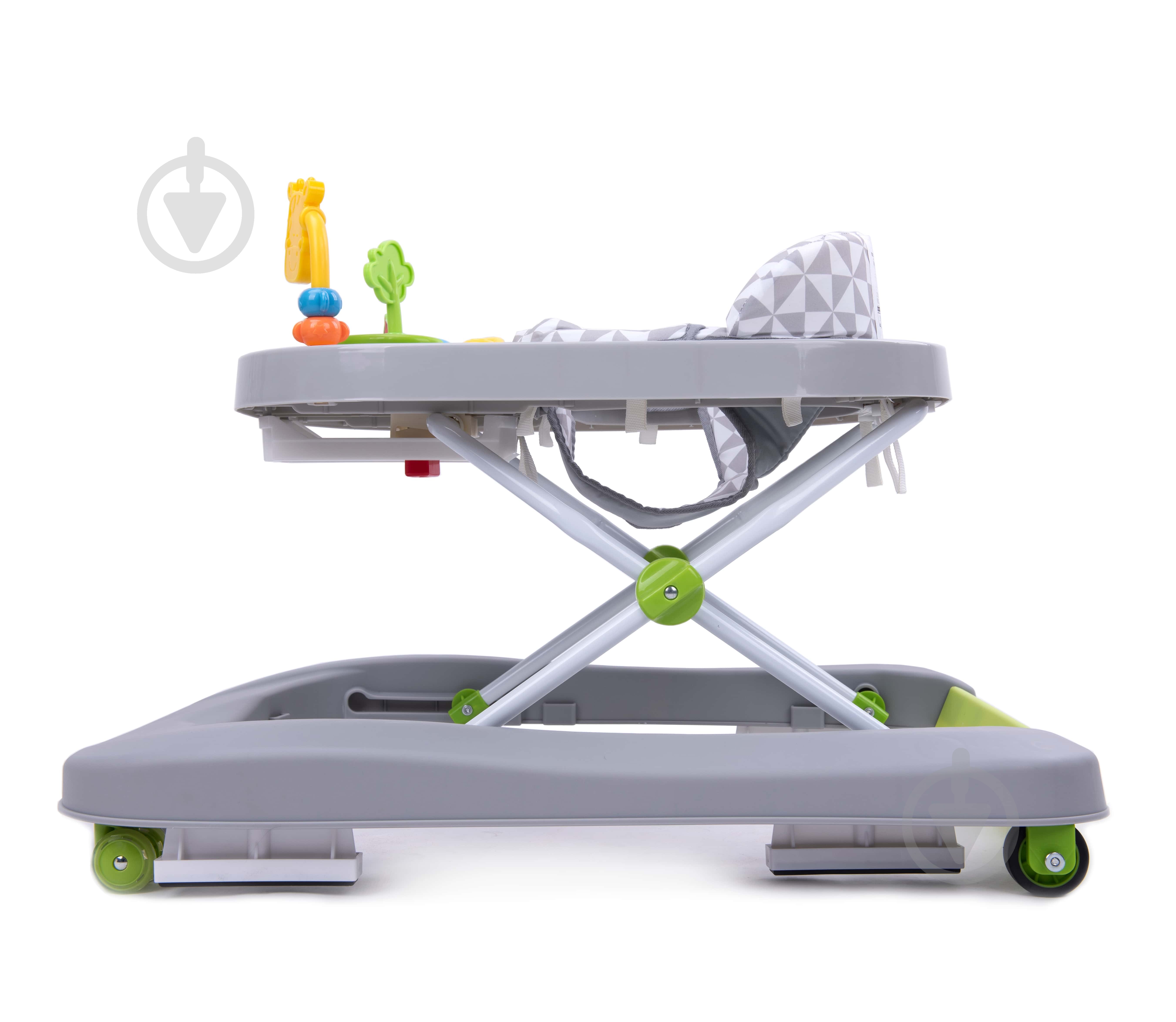 Ходунки интерактивные 4Baby Walk'n Push grey 4WP02 - фото 6