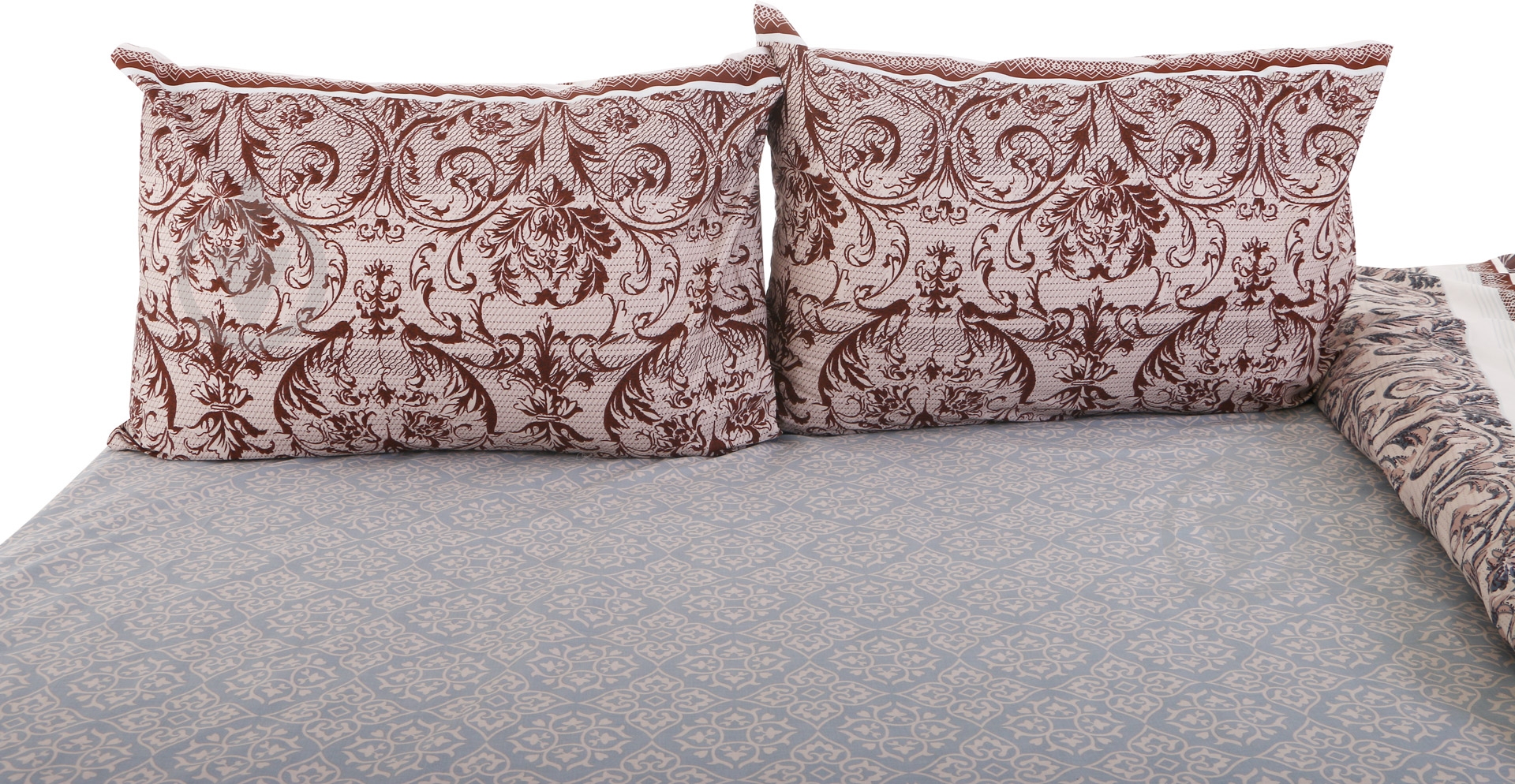 Комплект постельного белья Алосия 2,0 коричневый Ibodo - фото 3