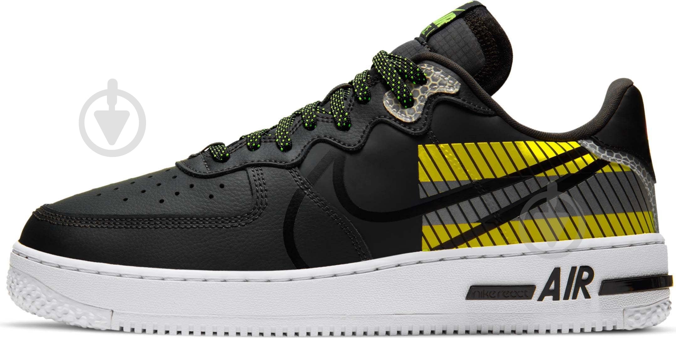 Кроссовки мужские зимние Nike Air Force 1 React LX CT3316-003 р.41 черные - фото 5