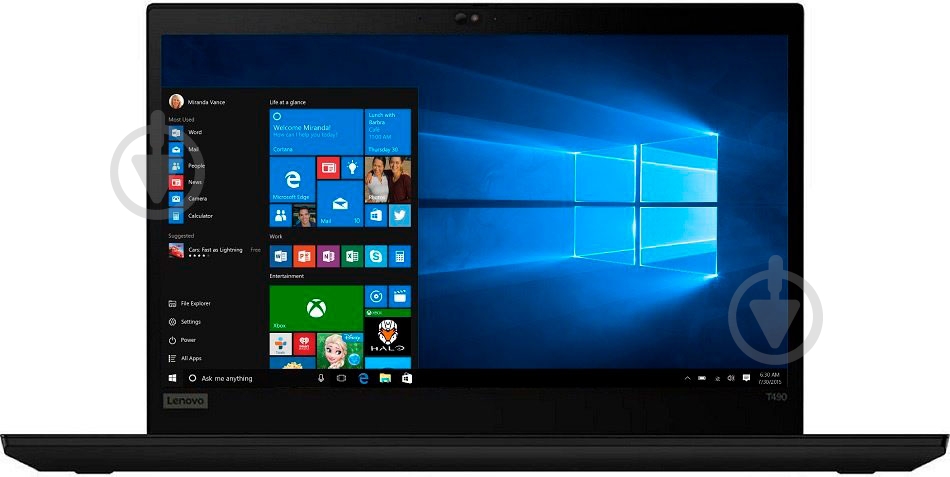 Ноутбук Lenovo ThinkPad T490 14" (20N2004BRT) black - фото 2