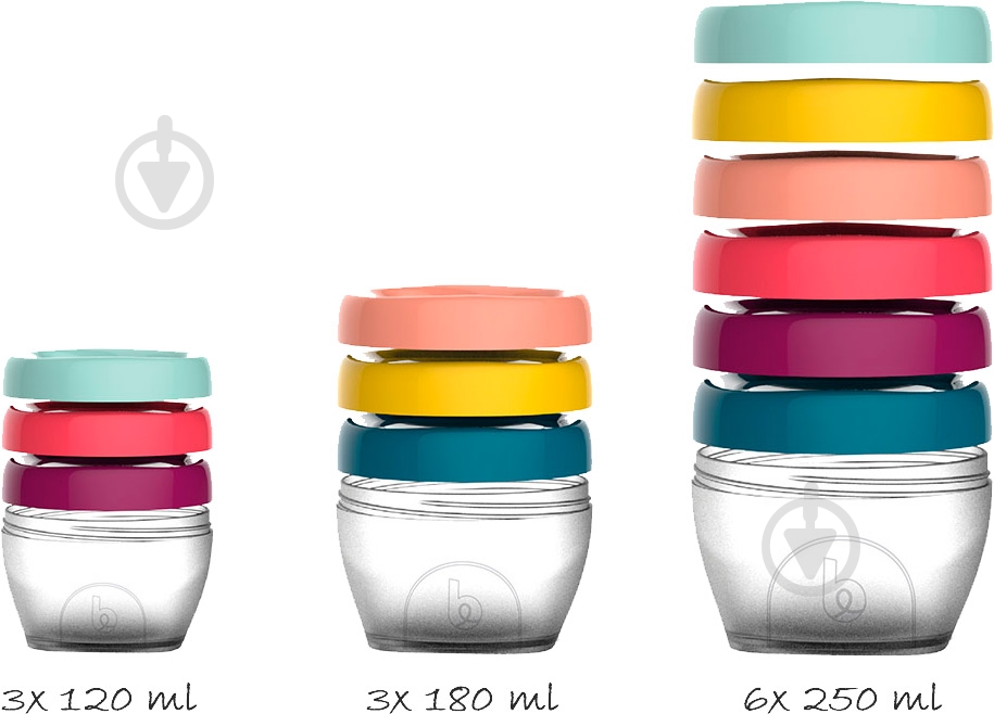 Набор контейнеров Babymoov для еды Babybols Multi Set - фото 2