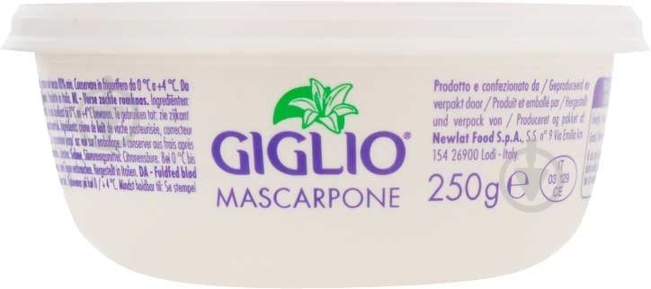 Сыр Giglio Mascarpone 36% 250г 8030705010464 - фото 1 Сыр Giglio Mascarpone 36% 250г 8030705010464 - фото 1