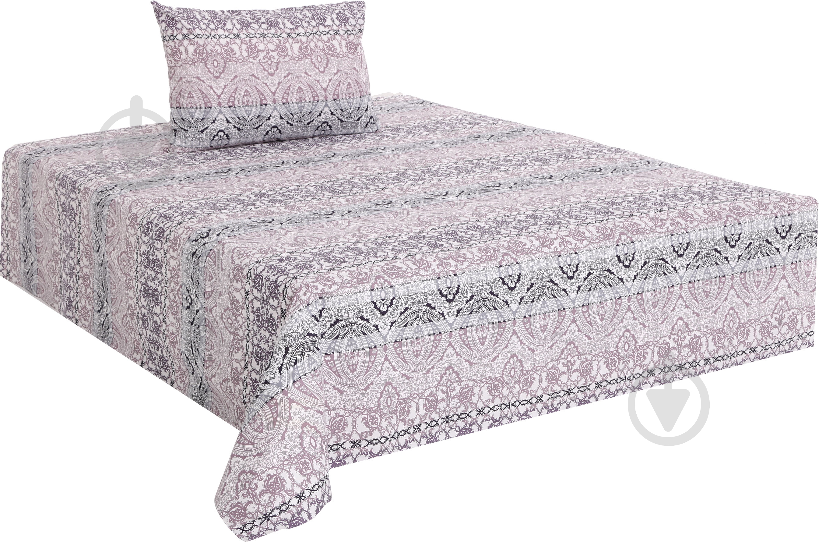 Комплект постельного белья Селфи 1,5 розово-бордовый UP! (Underprice) - фото 2